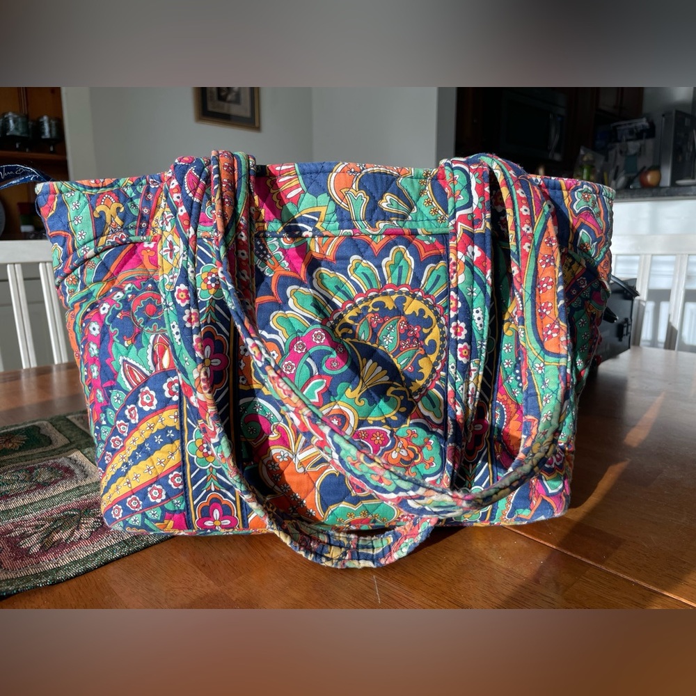 Vera Bradley Venetian Paisley Mandy Purse - Picture 2 of 6